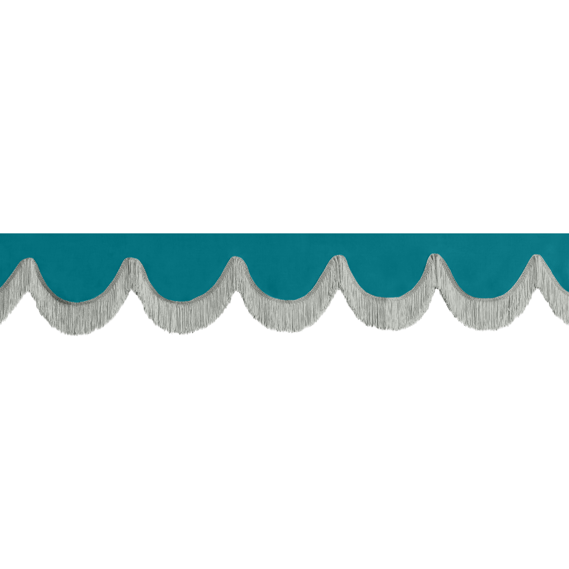 Gardin forrude alcantar krikandgrøn - 12cm - KJoF - Grå - 5cm
