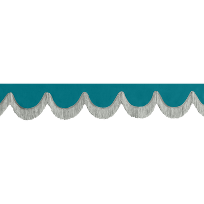 Gardin forrude alcantar krikandgrøn - 12cm - KJoF - Grå - 5cm