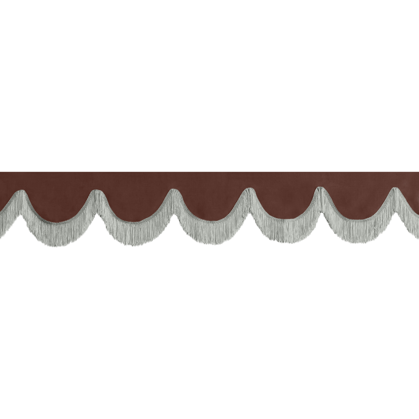 Gardin forrude alcantar mokkabrun - 12cm - KJoF - Grå - 5cm