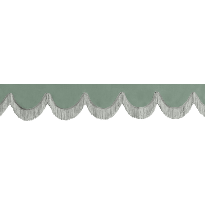 Gardin forrude alcantar salviegrøn - 12cm - KJoF - Grå - 5cm