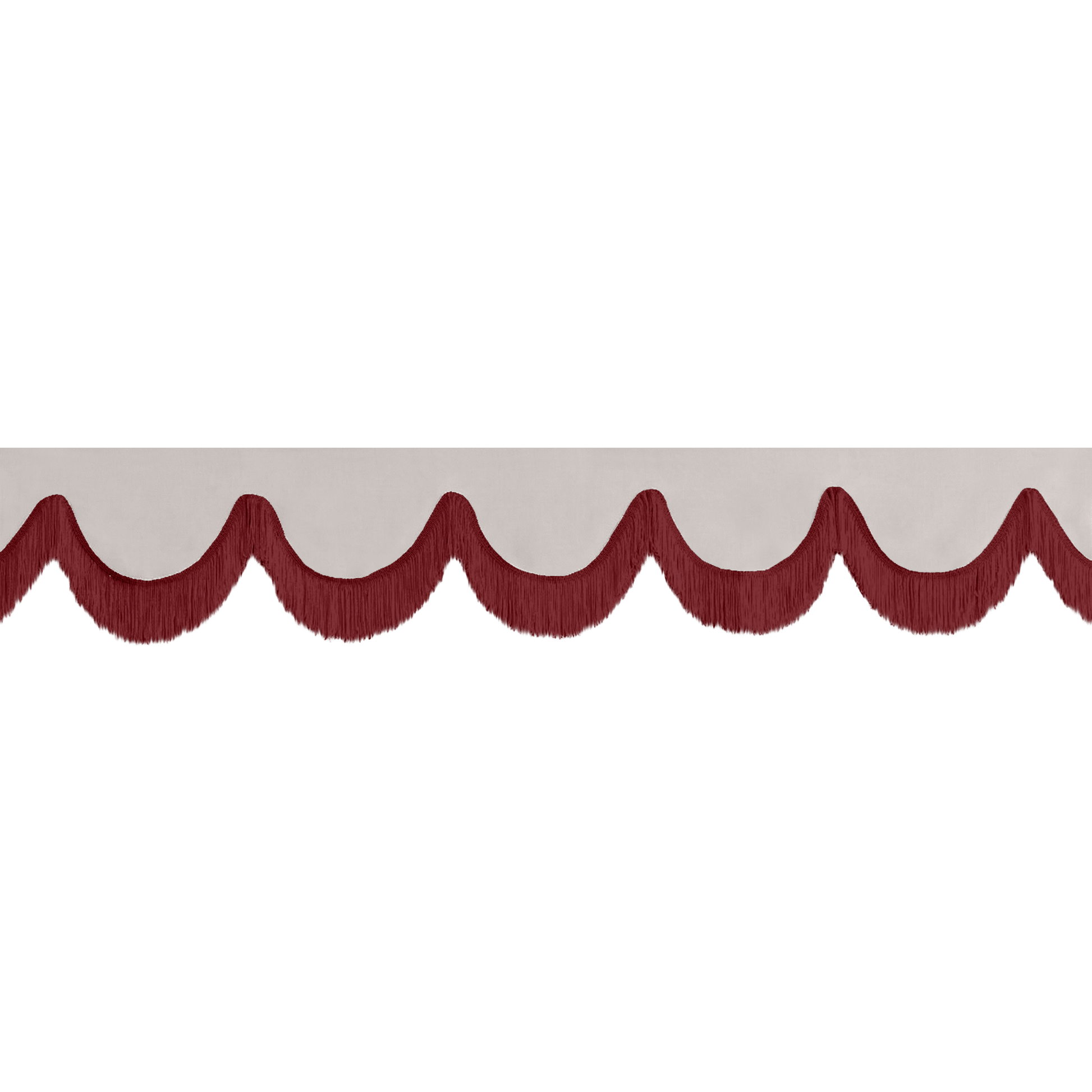 Gardin forrude alcantar sølvgrå - 12cm - KJoF - Bordeaux - 5cm