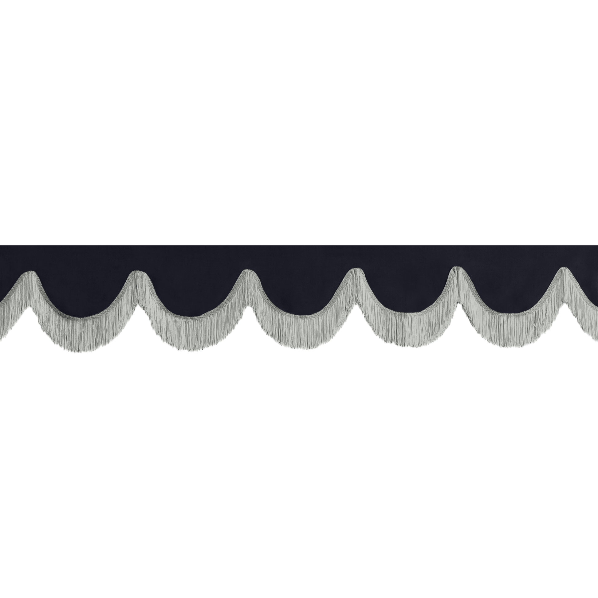 Gardin forrude alcantar stålgrå - 12cm - KJoF - Grå - 5cm