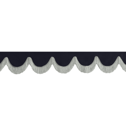 Gardin forrude alcantar stålgrå - 12cm - KJoF - Grå - 5cm