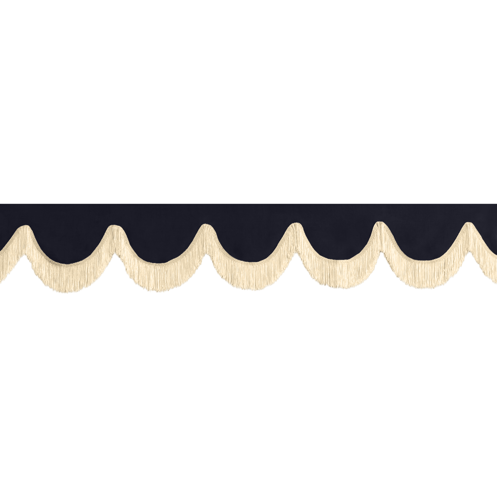 Gardin forrude alcantar stålgrå - 12cm - KJoF - Beige - 5cm