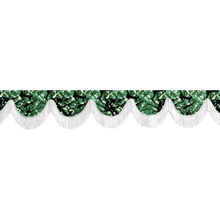 Gardin forrude busplys grøn - 12cm - KJoF - Hvid - 5cm