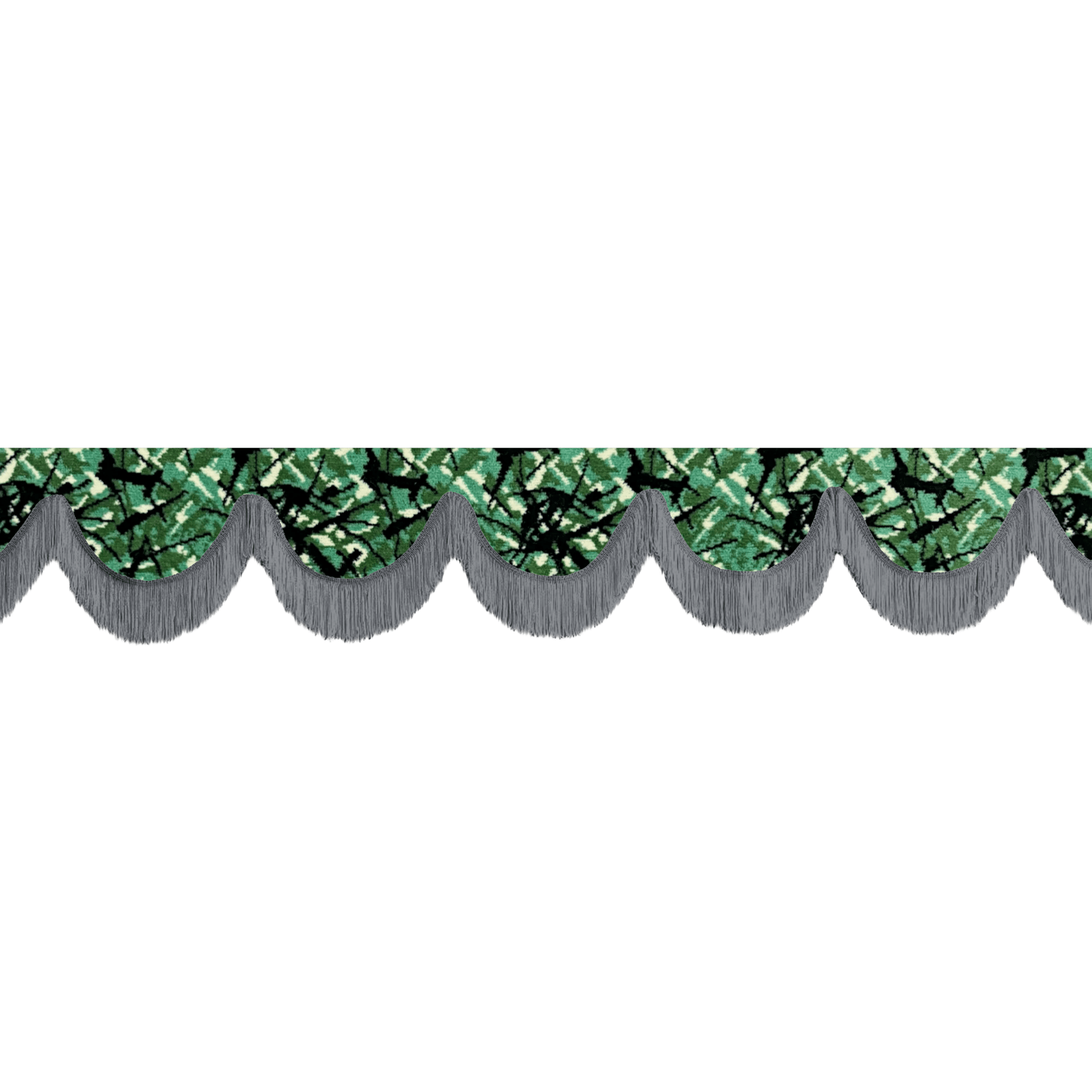 Gardin forrude busplys grøn - 12cm - KJoF - Mørkegrå - 5cm
