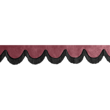 Gardin forrude nappa bordeaux - 12cm