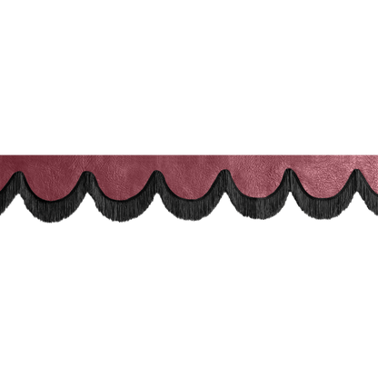 Gardin forrude nappa bordeaux - 12cm