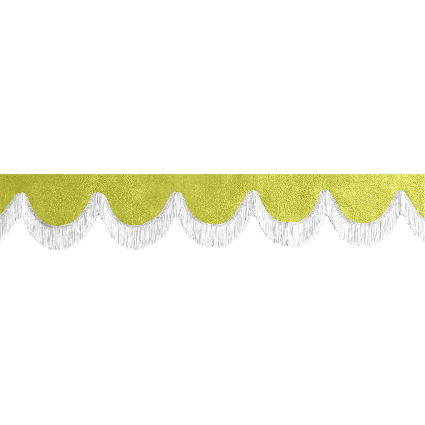 Gardin forrude nappa grøn - 12cm - KJoF - Hvid - 5cm