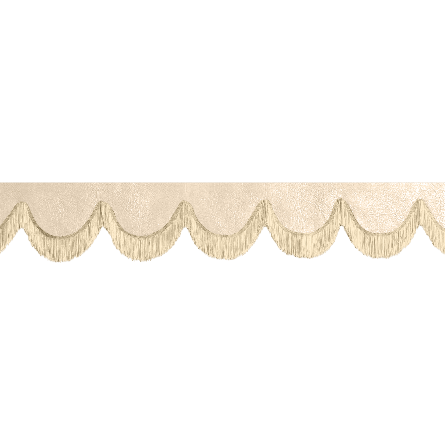 Gardin forrude nappa kiks - 12cm - KJoF - Beige - 5cm