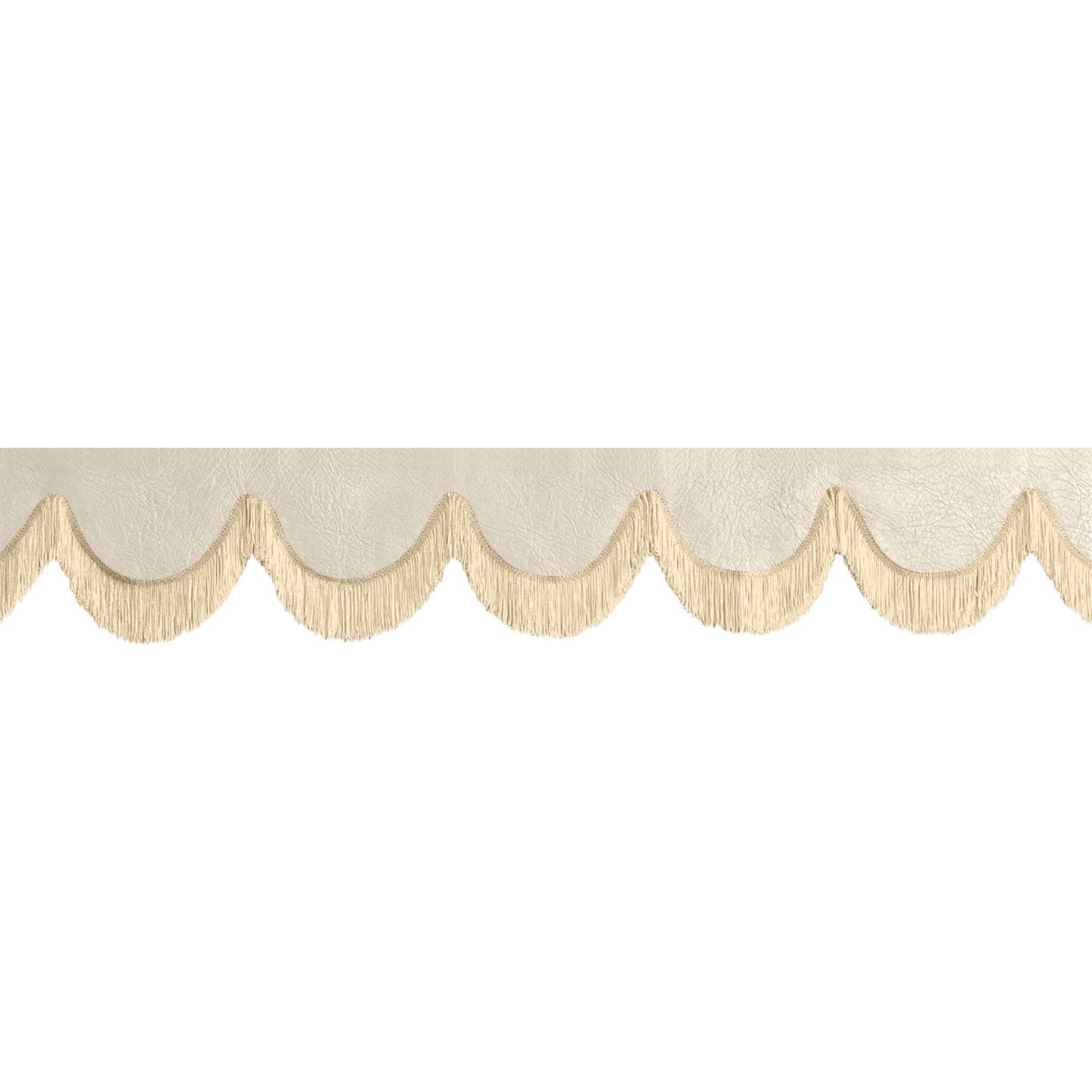 Gardin forrude nappa lys beige - 12cm - KJoF - Beige - 5cm