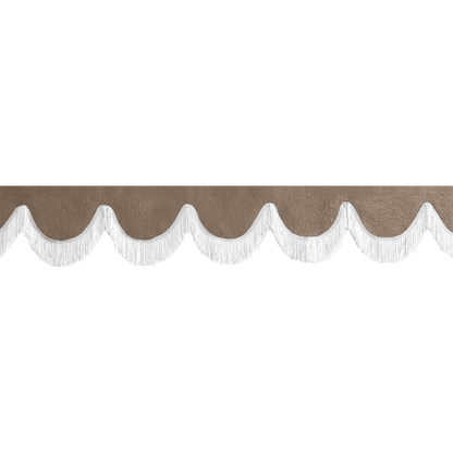 Gardin forrude nappa muldvarp - 12cm - KJoF - Hvid - 5cm
