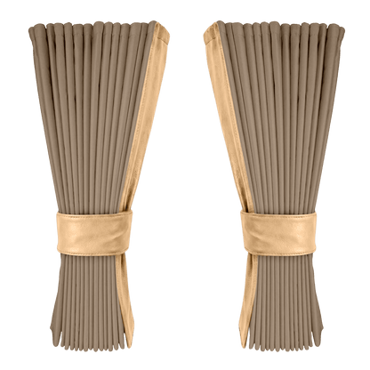Gardin fossilgrå alcantar med nappa - Beige - KJoF - 