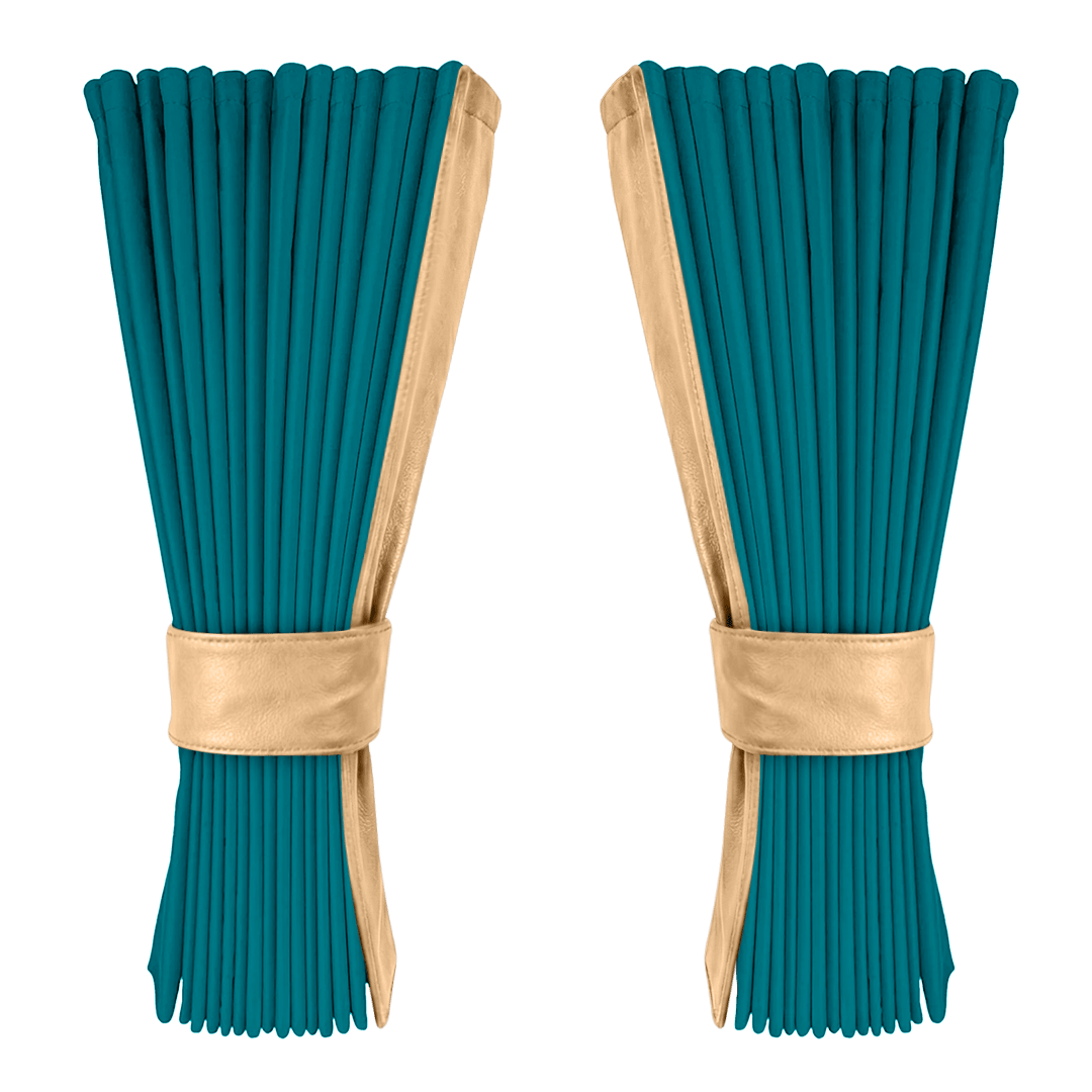 Gardin krikandgrøn alcantar med nappa - Beige - KJoF - 