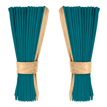 Gardin krikandgrøn alcantar med nappa - Beige - KJoF - 
