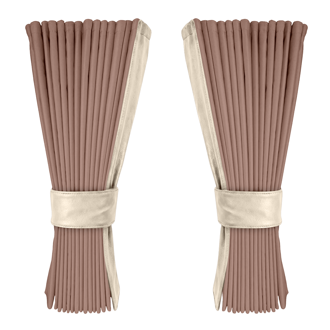Gardin puderpink alcantar med nappa - Cream - KJoF - 