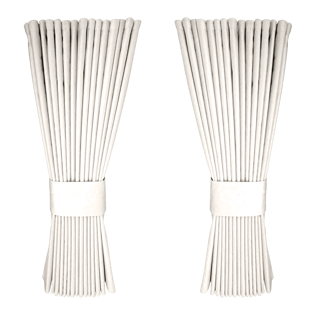 Gardin hvid alcantar