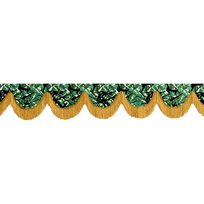 Gardin forrude busplys grøn