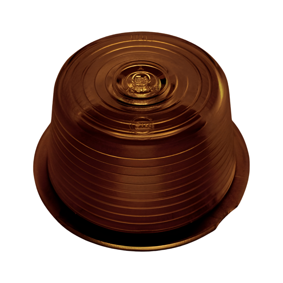 Gyllelygte løst glas - Smoked orange - KJoF - 