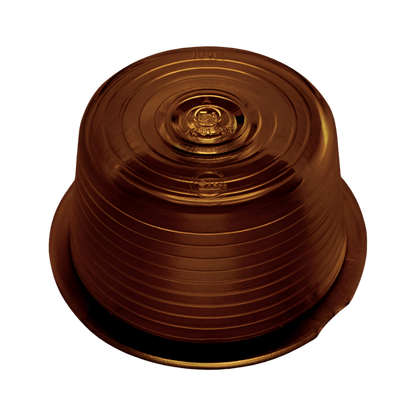 Gyllelygte løst glas - Smoked orange - KJoF - 