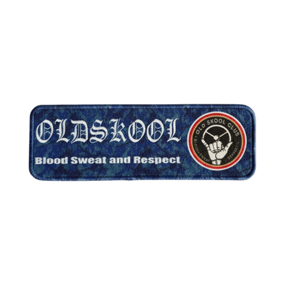 KJoF - Blå plys oldskool - Instrumentbords måtte 60 x 20 cm -