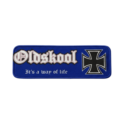 KJoF - Blå oldskool kryds - Instrumentbords måtte 60 x 20 cm -