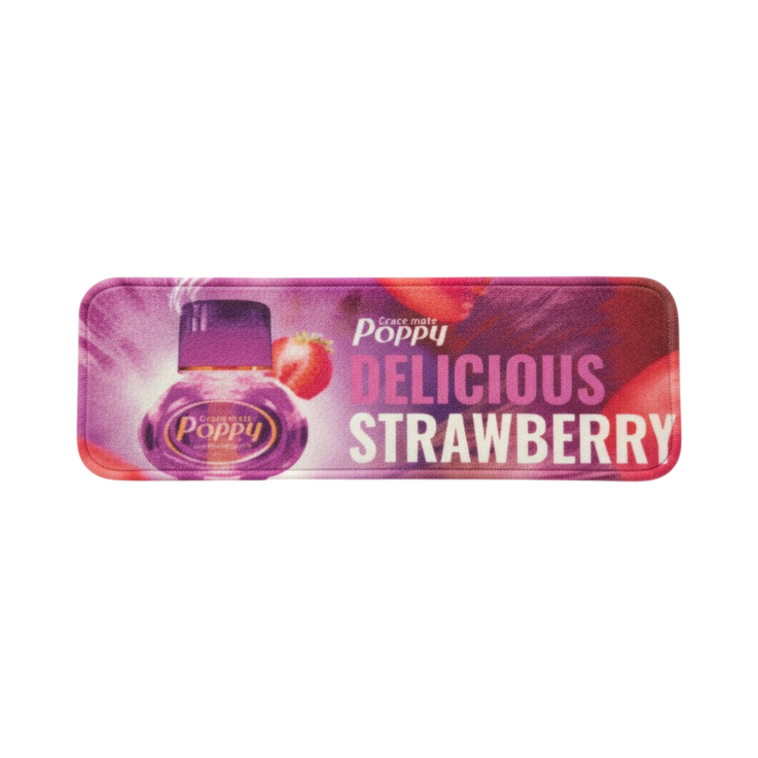 KJoF - Poppy strawberry - Instrumentbords måtte 60 x 20 cm -