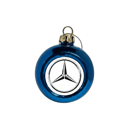 Julekugler - Mercedes - KJoF - Blå - 