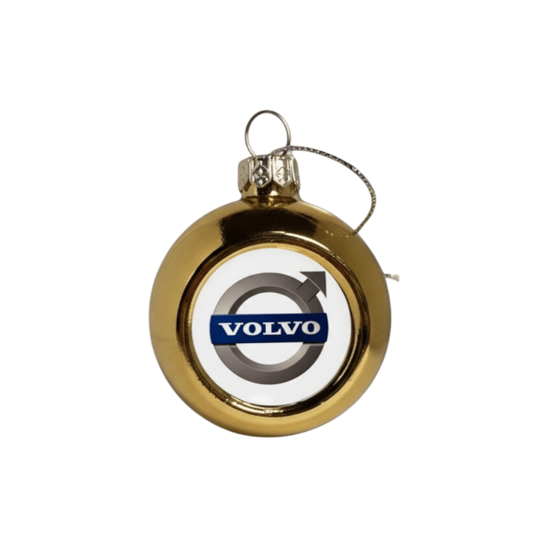 Julekugler - Volvo - KJoF - Guld - 