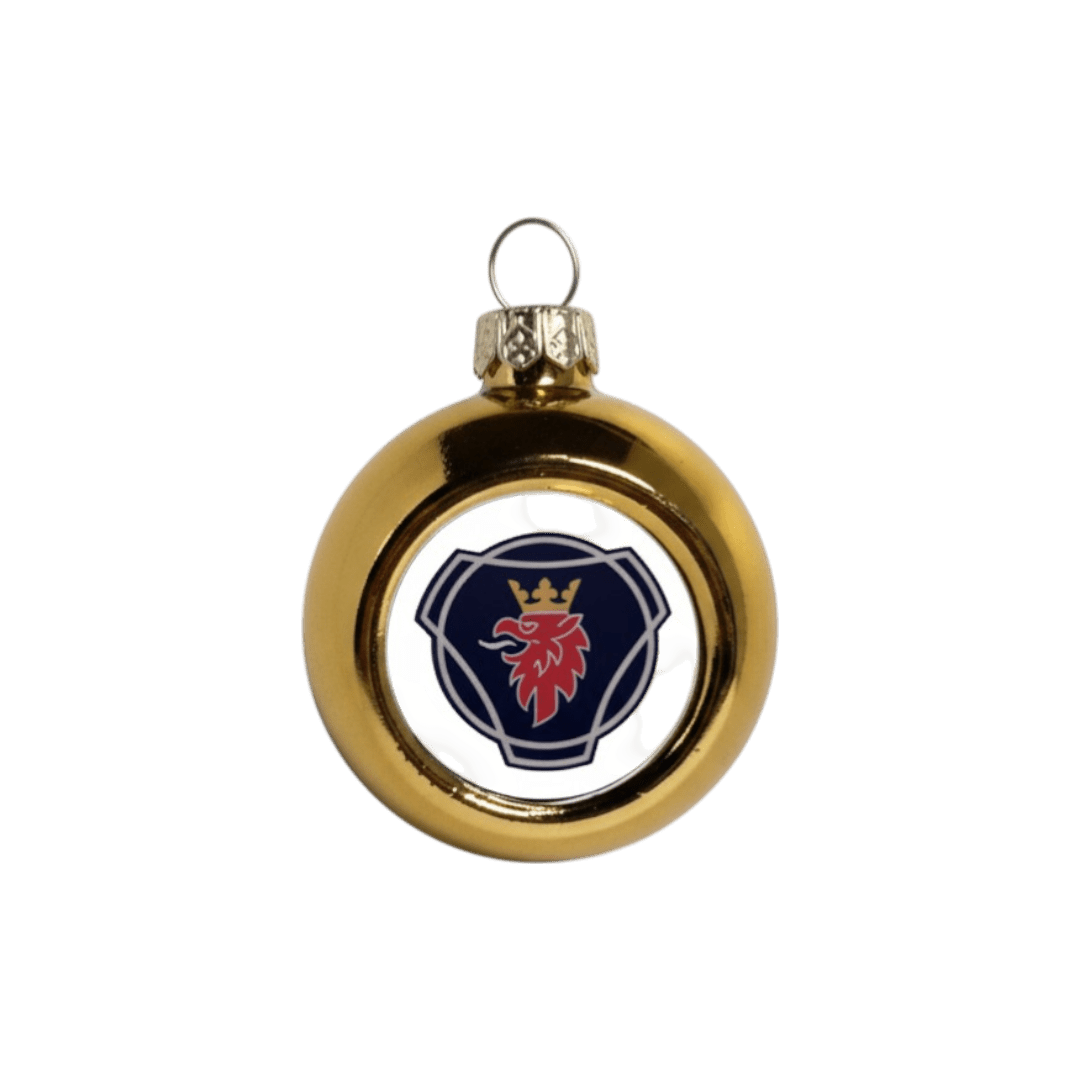 Julekugler - Scania - KJoF - Guld - 