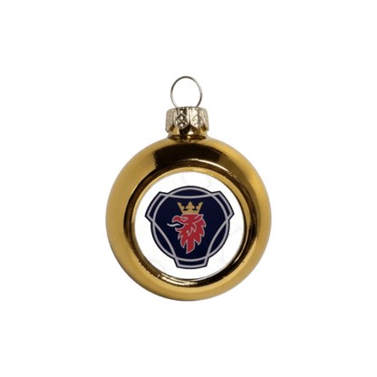 Julekugler - Scania - KJoF - Guld - 