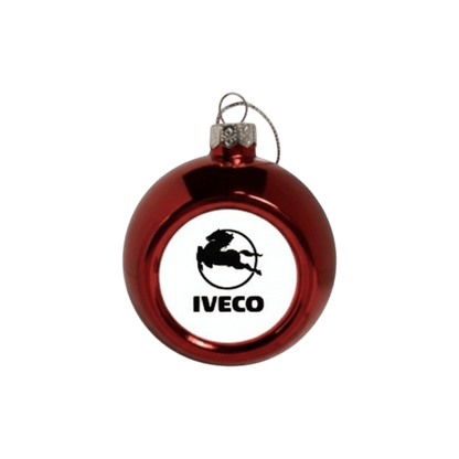 Julekugler - Iveco - KJoF - Rød - 