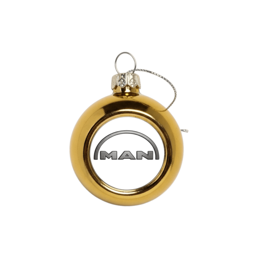 Julekugler - Man - KJoF - Guld - 