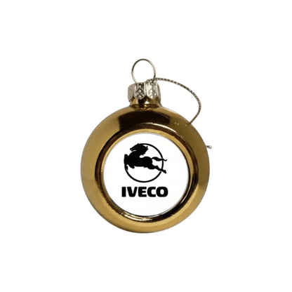 Julekugler - Iveco - KJoF - Guld - 
