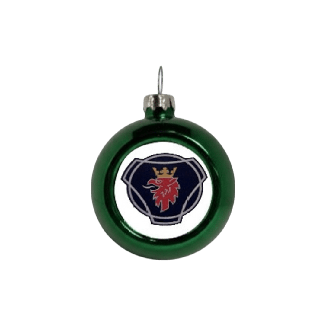Julekugler - Scania - KJoF - Grøn - 