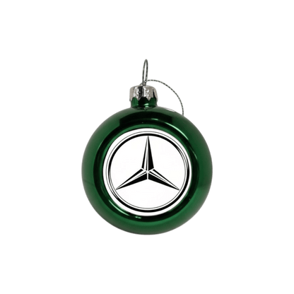 Julekugler - Mercedes - KJoF - Grøn - 