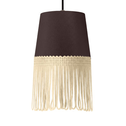 Lampe interiør alcantara anthracite - Beige - KJoF - 5cm - 