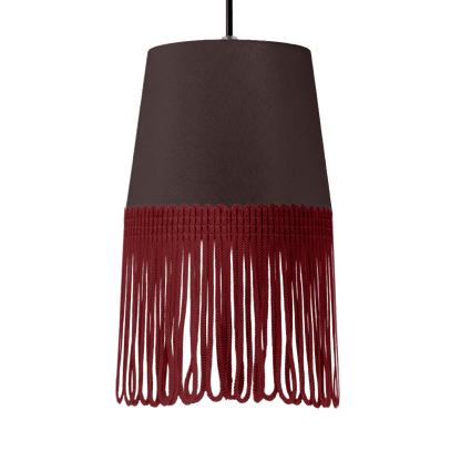 Lampe interiør alcantara anthracite - Bordeaux - KJoF - 5cm - 