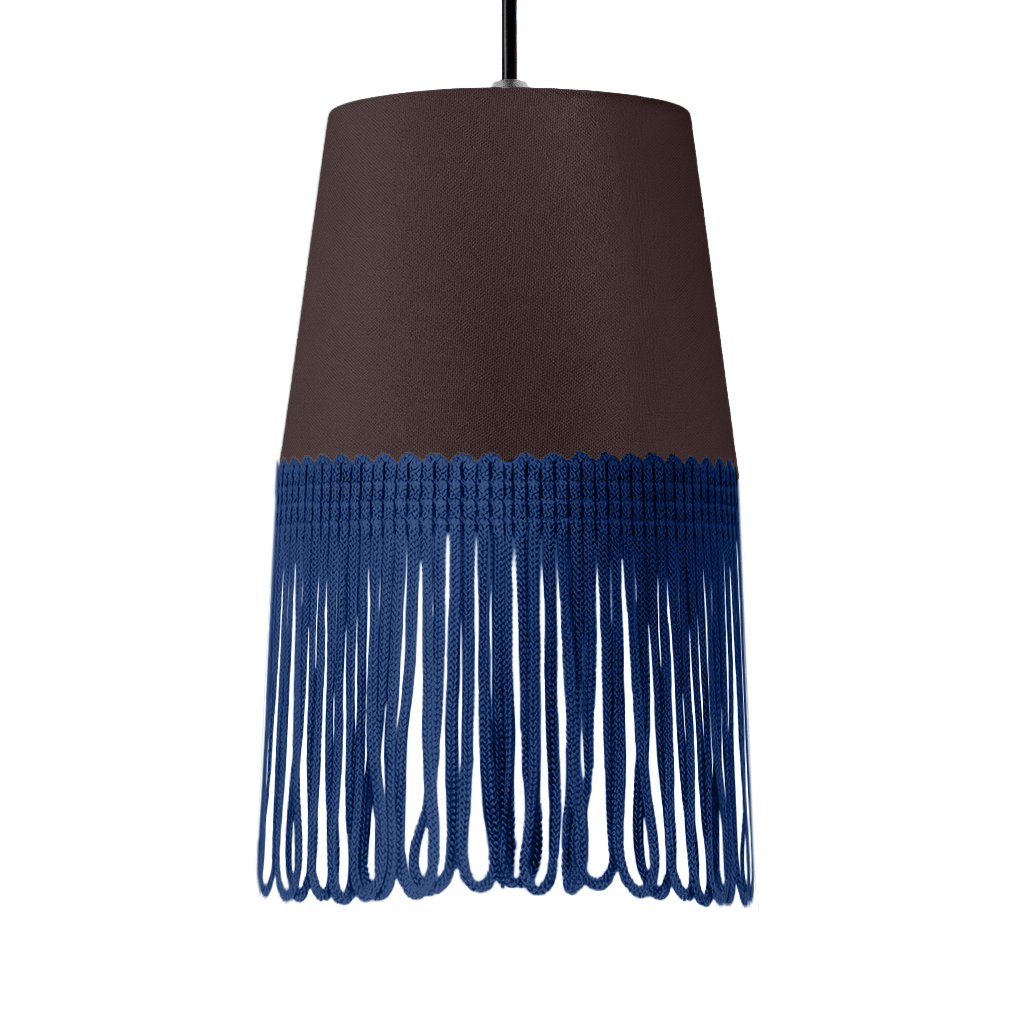 Lampe interiør alcantara anthracite - Mørkeblå - KJoF - 5cm - 