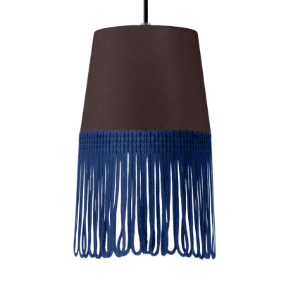 Lampe interiør alcantara anthracite - Mørkeblå - KJoF - 5cm - 