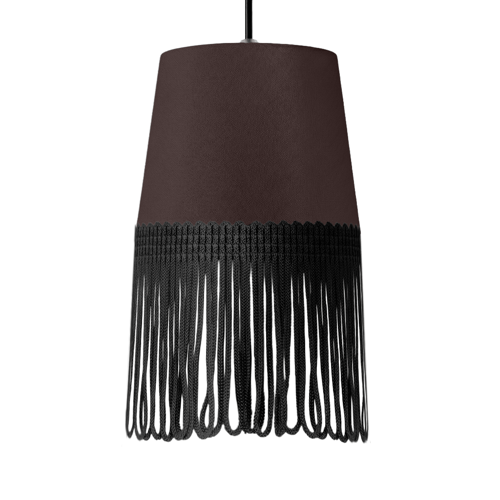 Lampe interiør alcantara anthracite - Sort - KJoF - 5cm - 