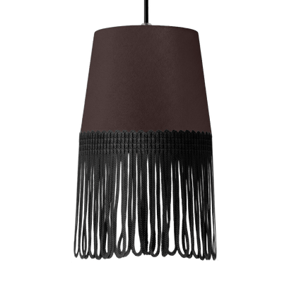 Lampe interiør alcantara anthracite - Sort - KJoF - 5cm - 