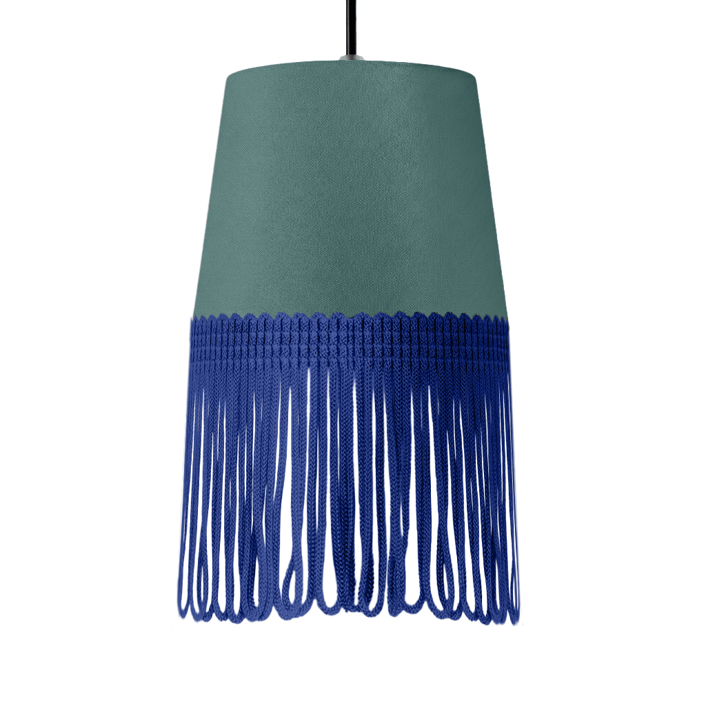 Lampe interiør alcantara aronagrøn - Blå - KJoF - 5cm - 