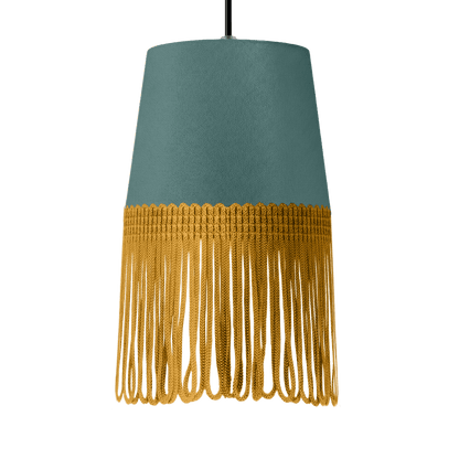 Lampe interiør alcantara aronagrøn - Guld - KJoF - 5cm - 