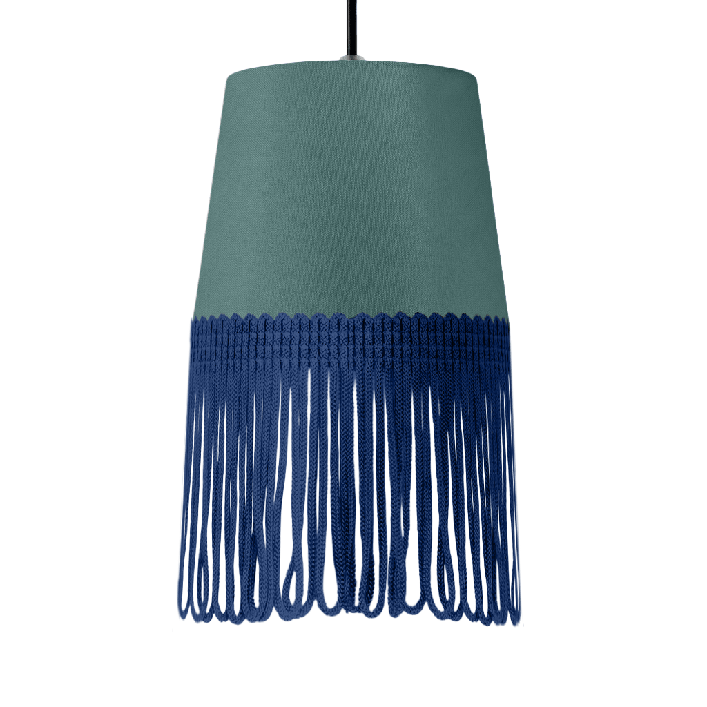 Lampe interiør alcantara aronagrøn - Mørkeblå - KJoF - 5cm - 
