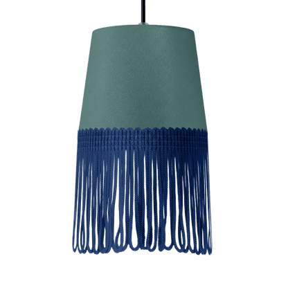 Lampe interiør alcantara aronagrøn - Mørkeblå - KJoF - 5cm - 