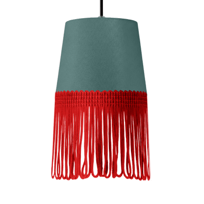 Lampe interiør alcantara aronagrøn - Rød - KJoF - 5cm - 