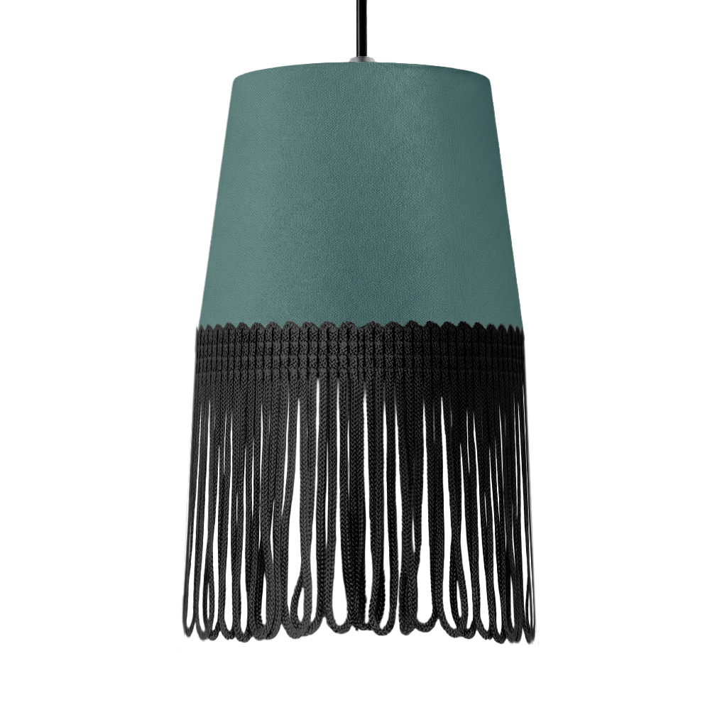 Lampe interiør alcantara aronagrøn - Sort - KJoF - 5cm - 