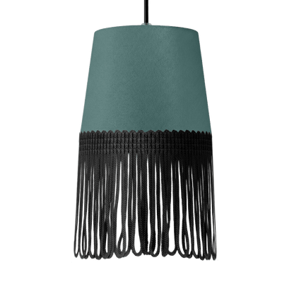 Lampe interiør alcantara aronagrøn - Sort - KJoF - 5cm - 