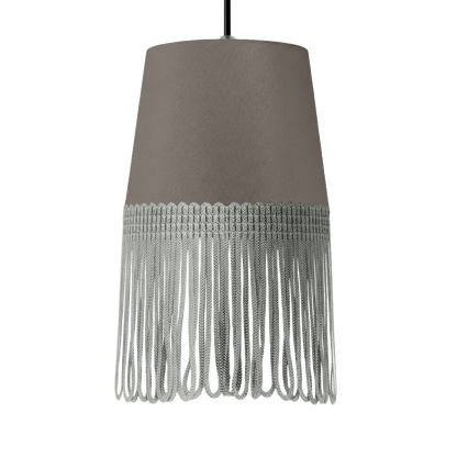 Lampe interiør alcantara askegrå - Grå - KJoF - 5cm - 